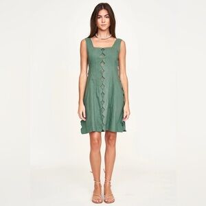 Elegant Green Mini Dress